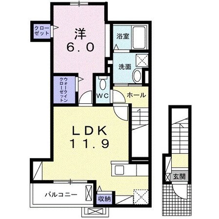 グラシアの物件間取画像